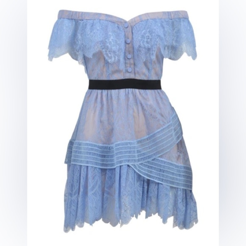 NEW Self-portrait summer lace mini dress